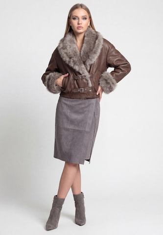 faina Jacke 'Glamour' in Braun