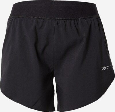 Reebok Sportshorts in schwarz / silber, Produktansicht