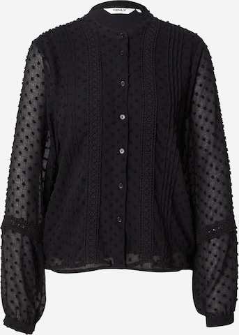 ONLY Bluse 'ONLMELIA' in Schwarz: Vorderseite