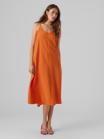 VERO MODA Kleid 'QUEENY' in Orange