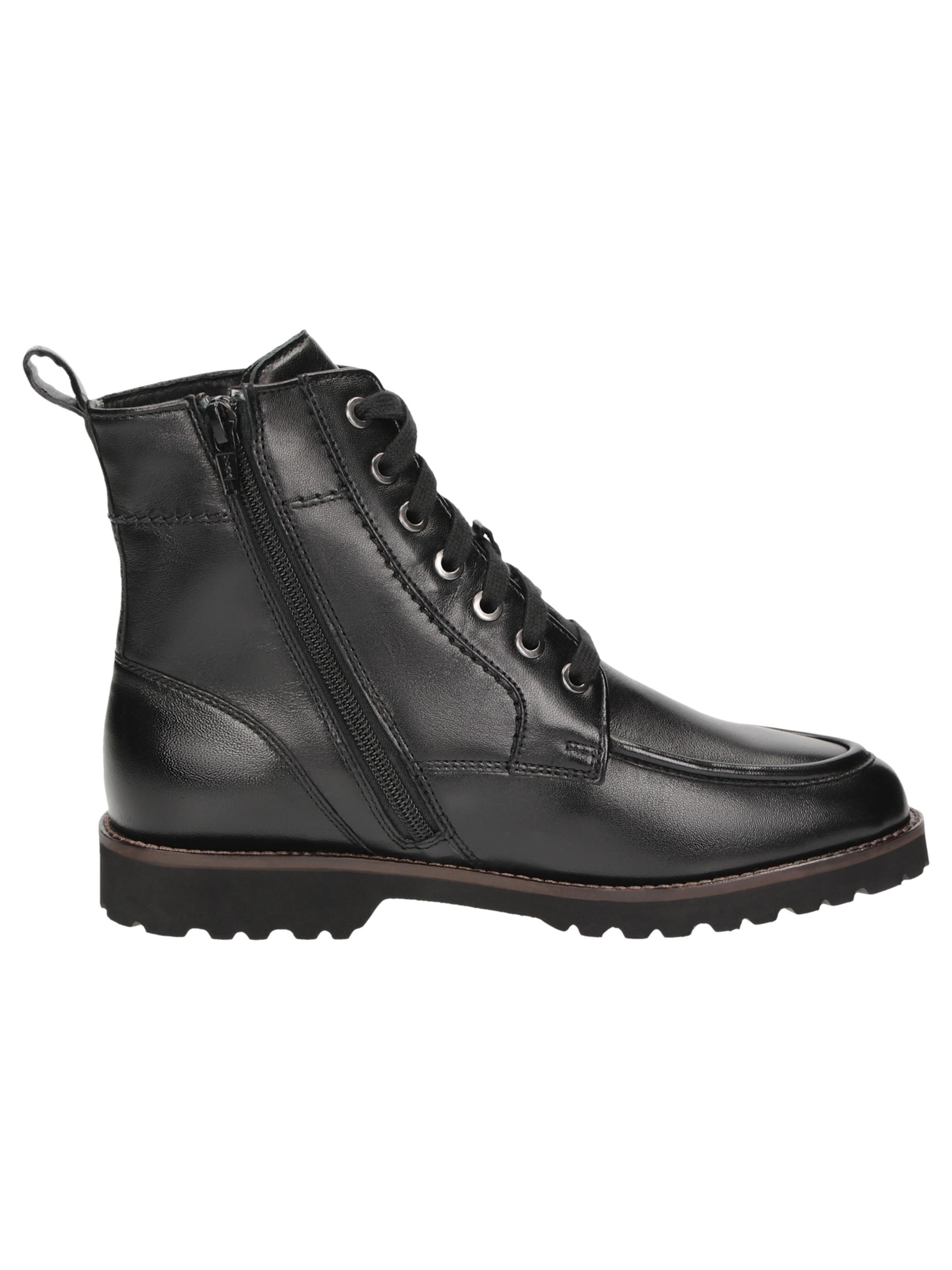 Bottines à lacets 'Merdit-759-TEX-WF-H' SIOUX en noir