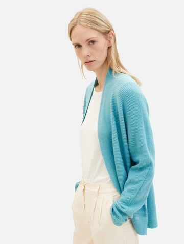 TOM TAILOR Knit Cardigan in Blue