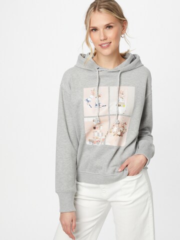 Sweat-shirt s.Oliver en gris : devant