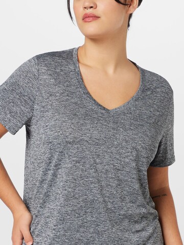 Only Play Curvy Funktionsshirt 'IVY' in Grau