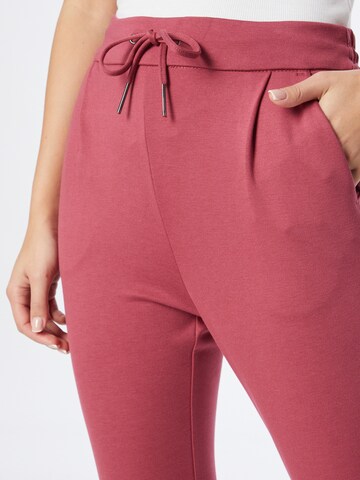 VERO MODA Tapered Veckad byxa 'Eva' i rosa