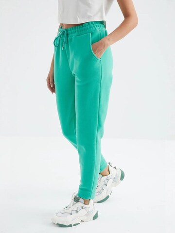 Effilé Pantalon Tommy Life en vert