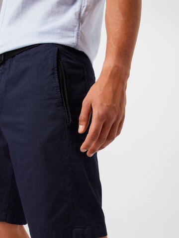 STRELLSON Normální Kalhoty 'Boxy' – modrá