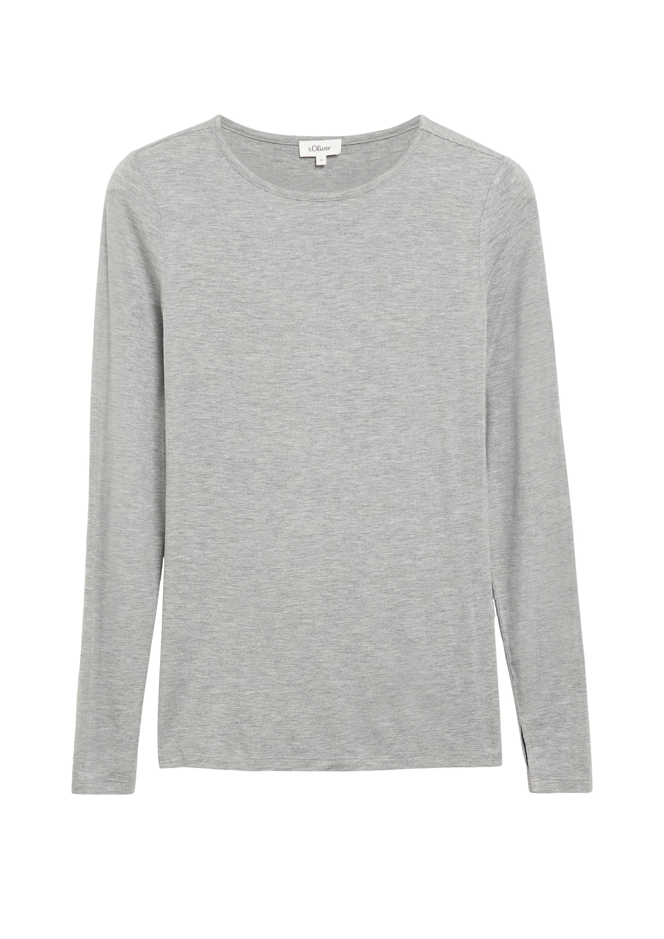 T-shirt s.Oliver en gris : devant