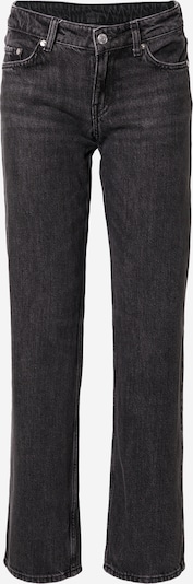 WEEKDAY Jeans 'Arrow Low Straight' in black denim, Produktansicht