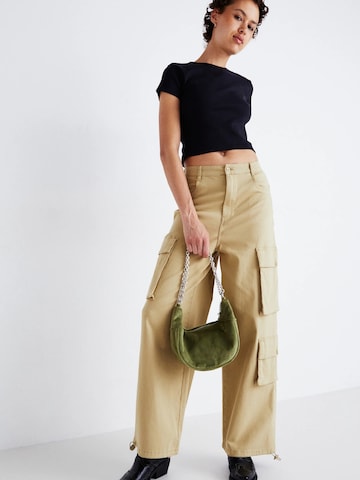 Denim Project Regular Housut ' DPWLoose ' värissä beige