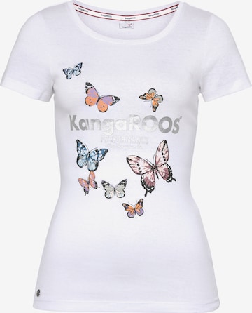 KangaROOS Shirt in White: front