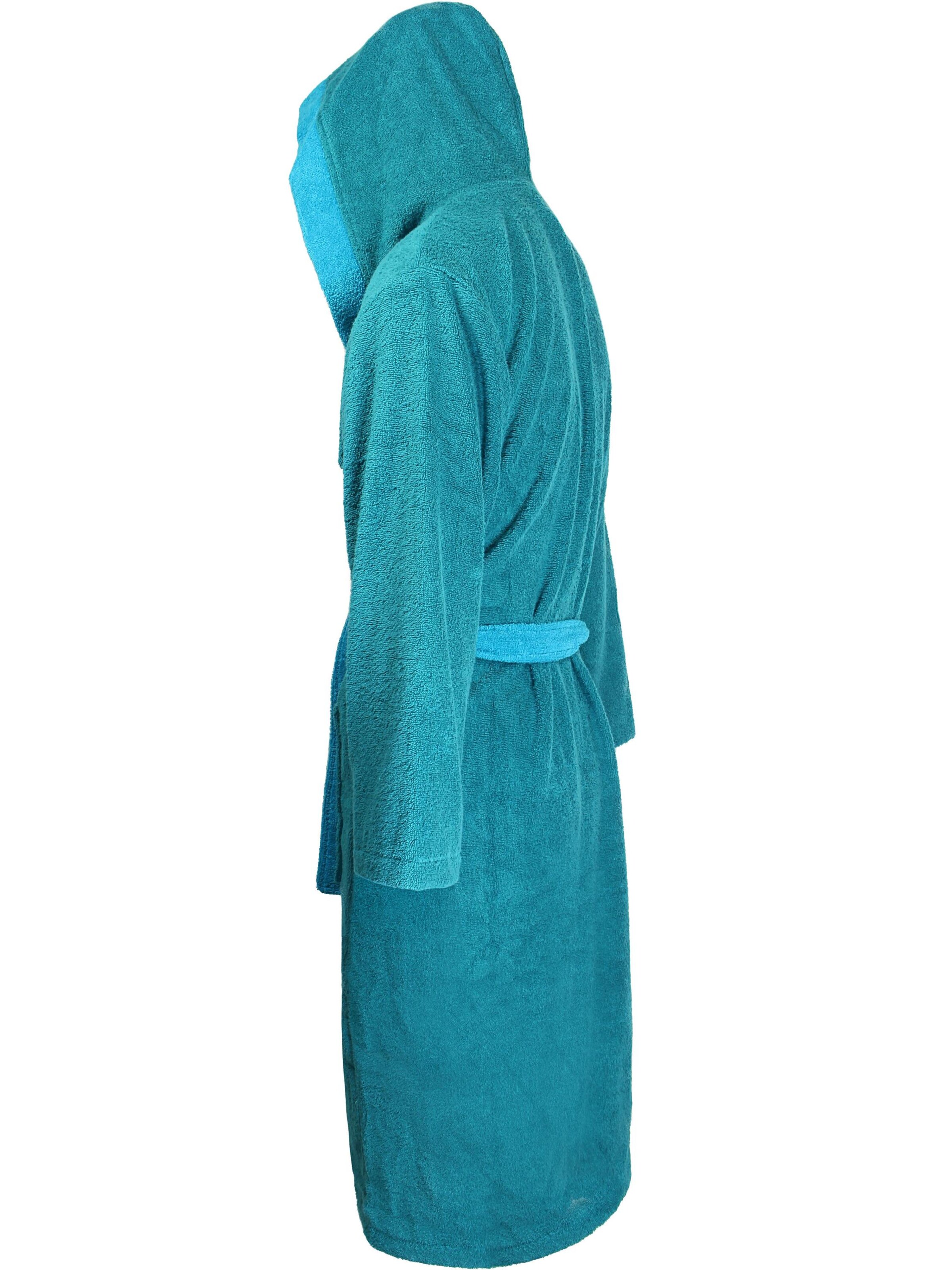 Peignoir long normani en bleu