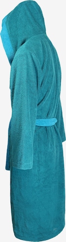 normani Long Bathrobe in Blue