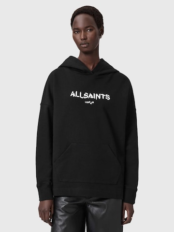 AllSaints Sweatshirt 'STATIC ETIE' i svart