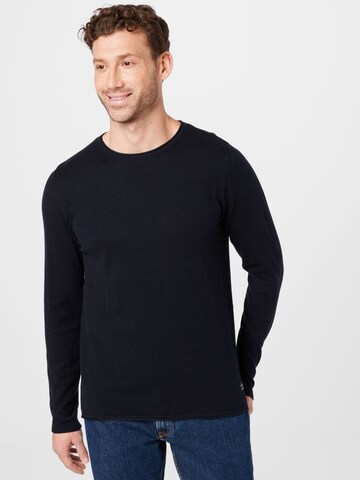 JACK & JONES Sweater in Black: front