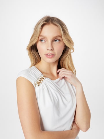 Robe de cocktail 'FRYER' Lauren Ralph Lauren en blanc