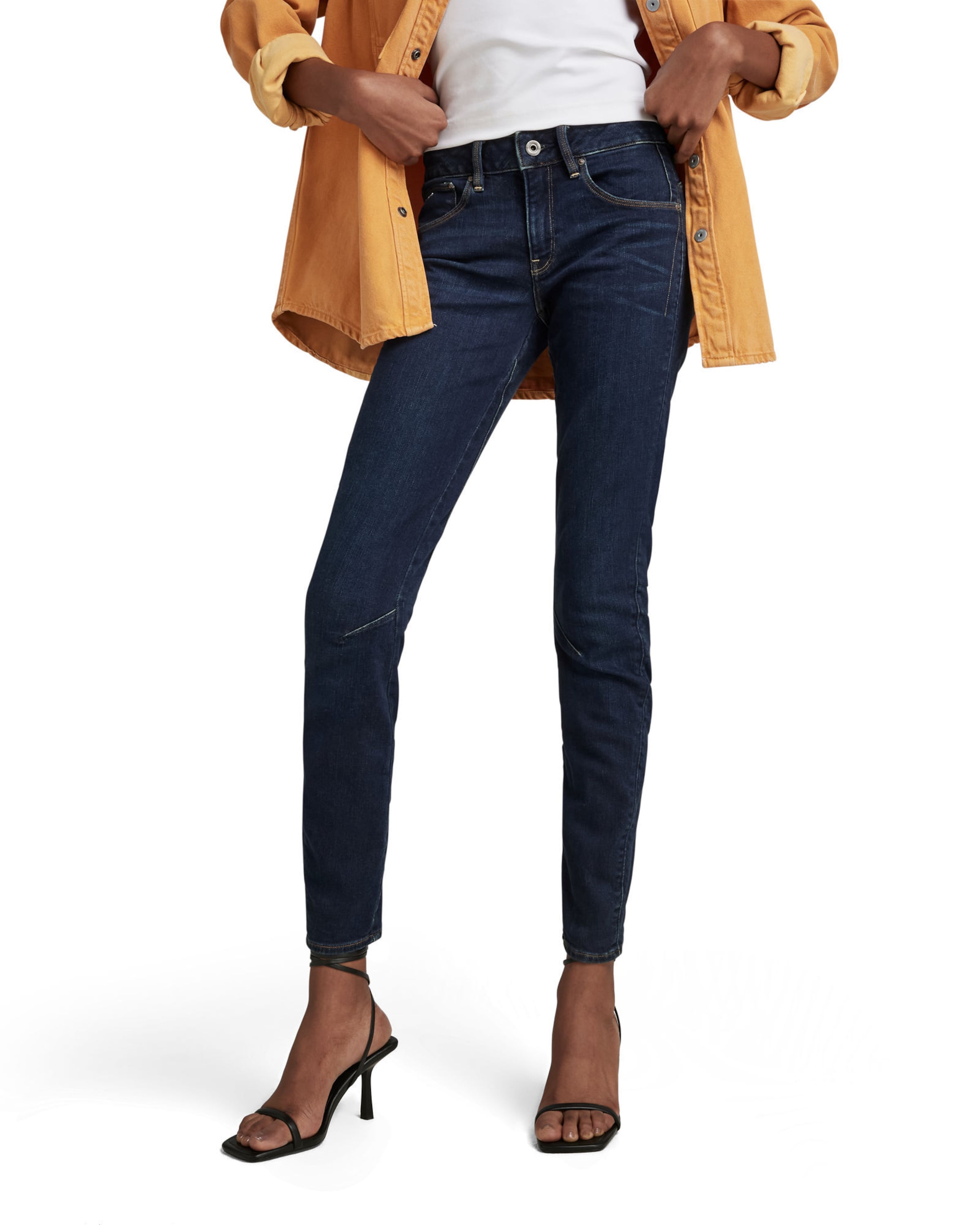 G-STAR Skinny Farkut 'Arc 3D' värissä sininen: etupuoli