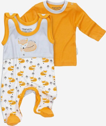 Baby Sweets Set 'Little Fox' in Orange: front