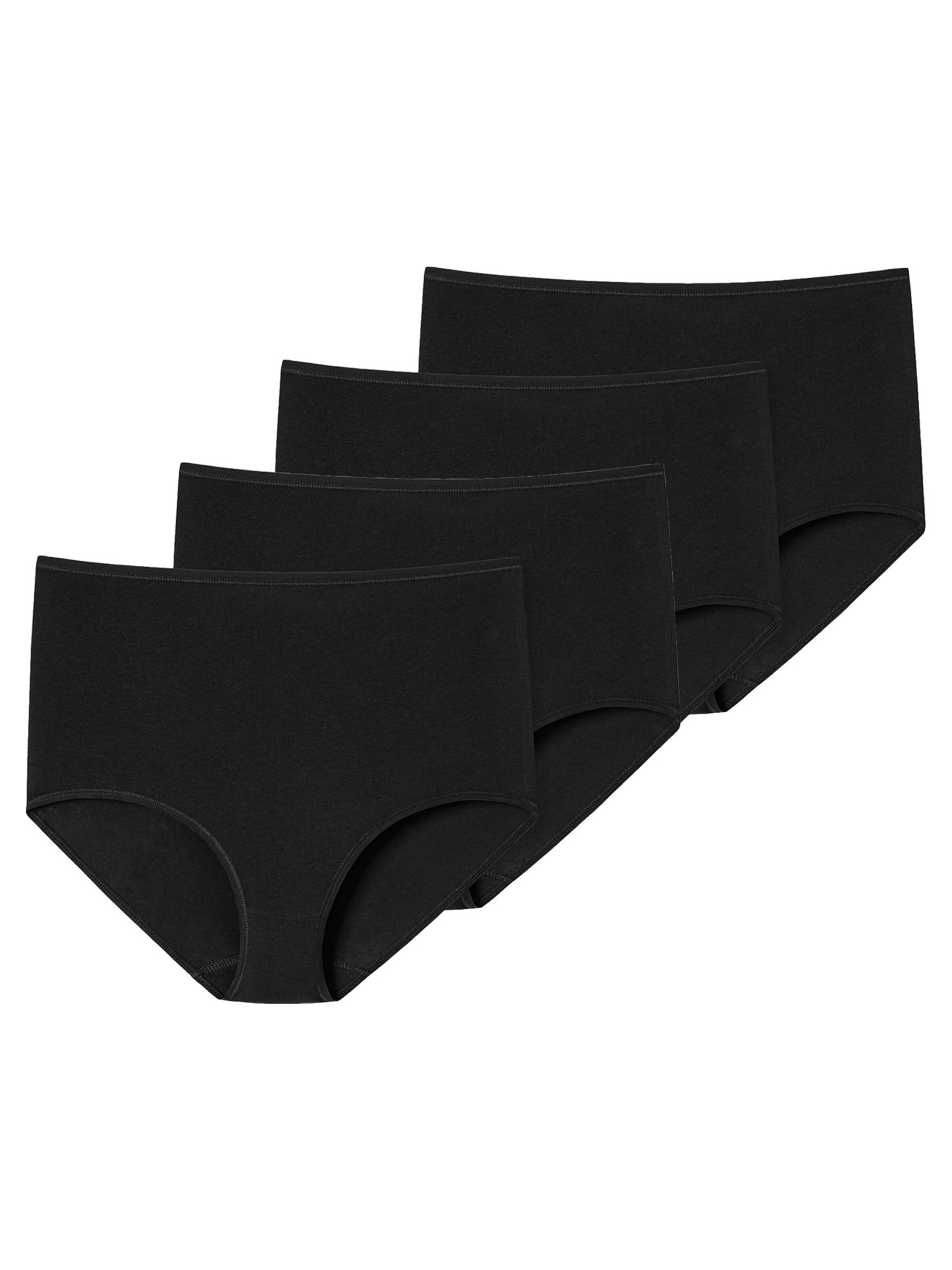 SCHIESSER Slip in Schwarz: Vorderseite