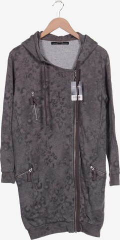 AllSaints Sweatshirt & Zip-Up Hoodie in S in Grey: front