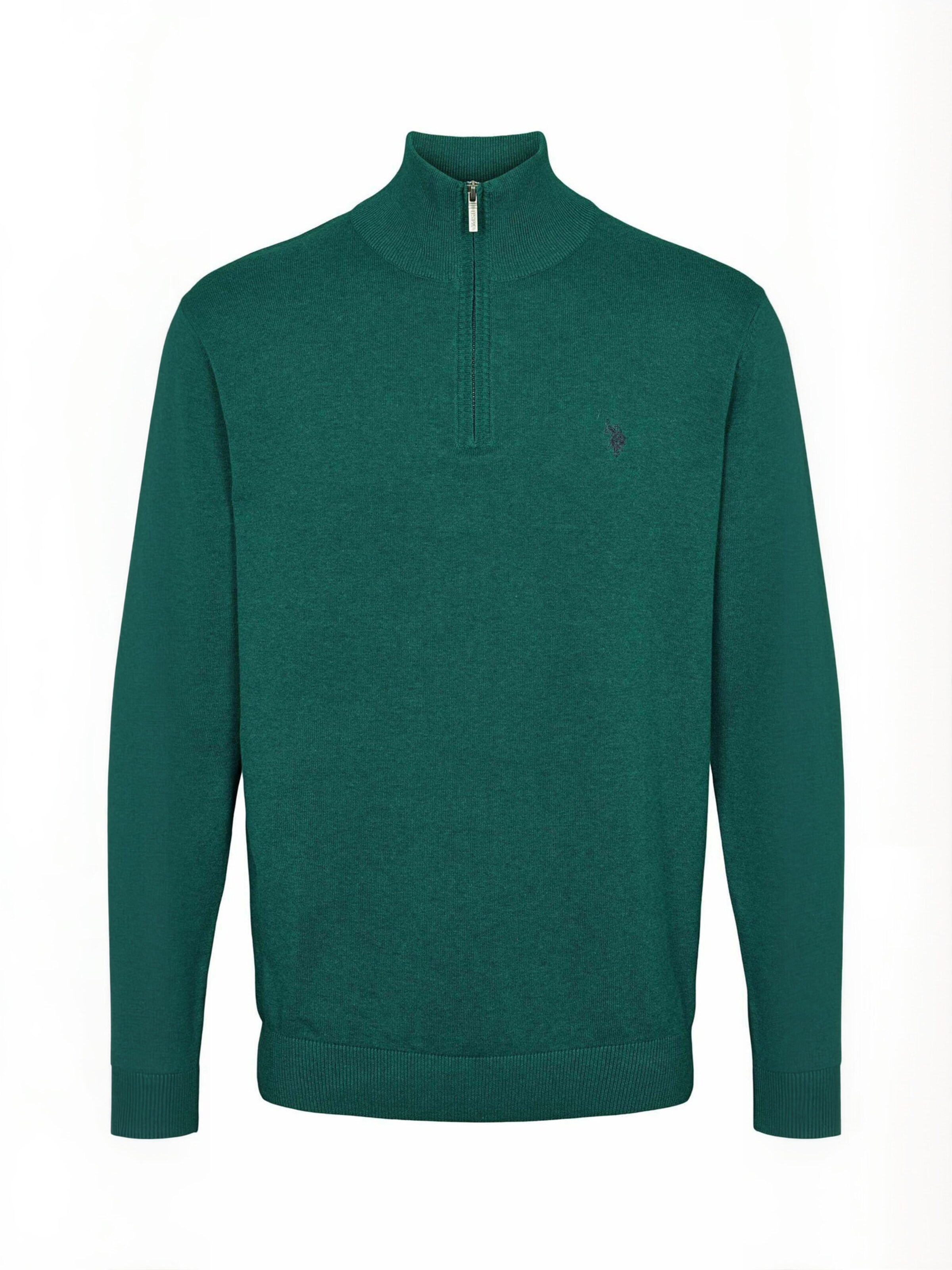 U.S. POLO ASSN. Sweater ' UMBrison ' in Green: front