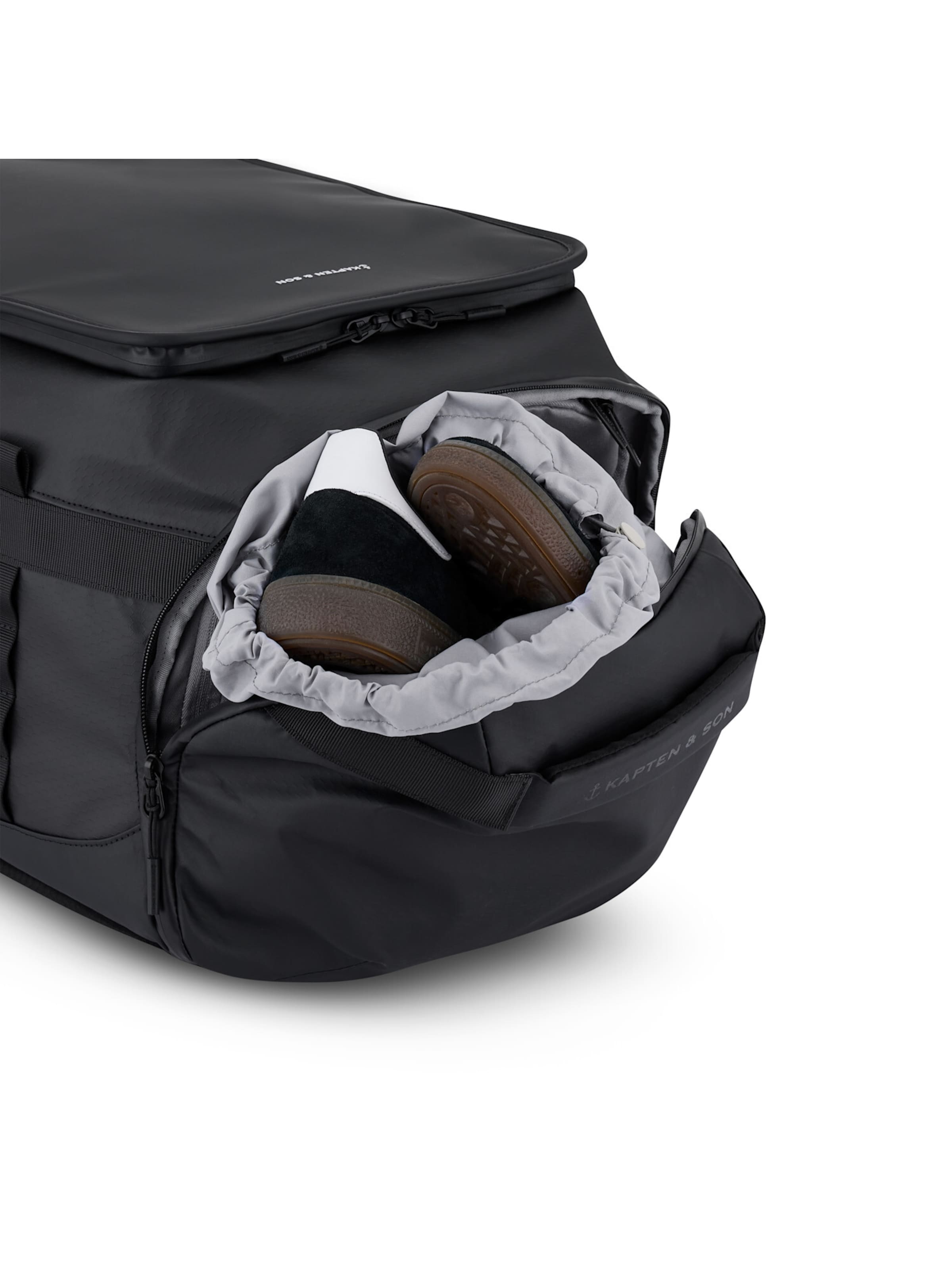 Kapten & Son Reisetasche 'Lisbon Duffle Medium'‌‌‌‌‌‌‌ in Schwarz