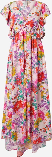 Y.A.S Kleid 'BRIELLA' in gelb / dunkellila / rosa / pitaya, Produktansicht