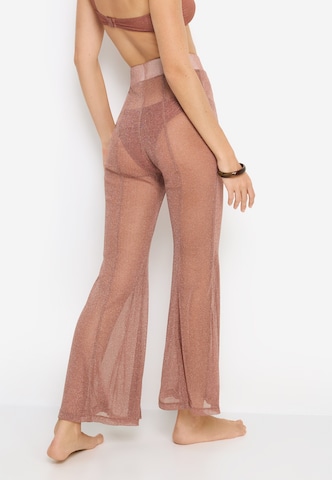 LSCN by LASCANA Skinny Hlače | rjava barva