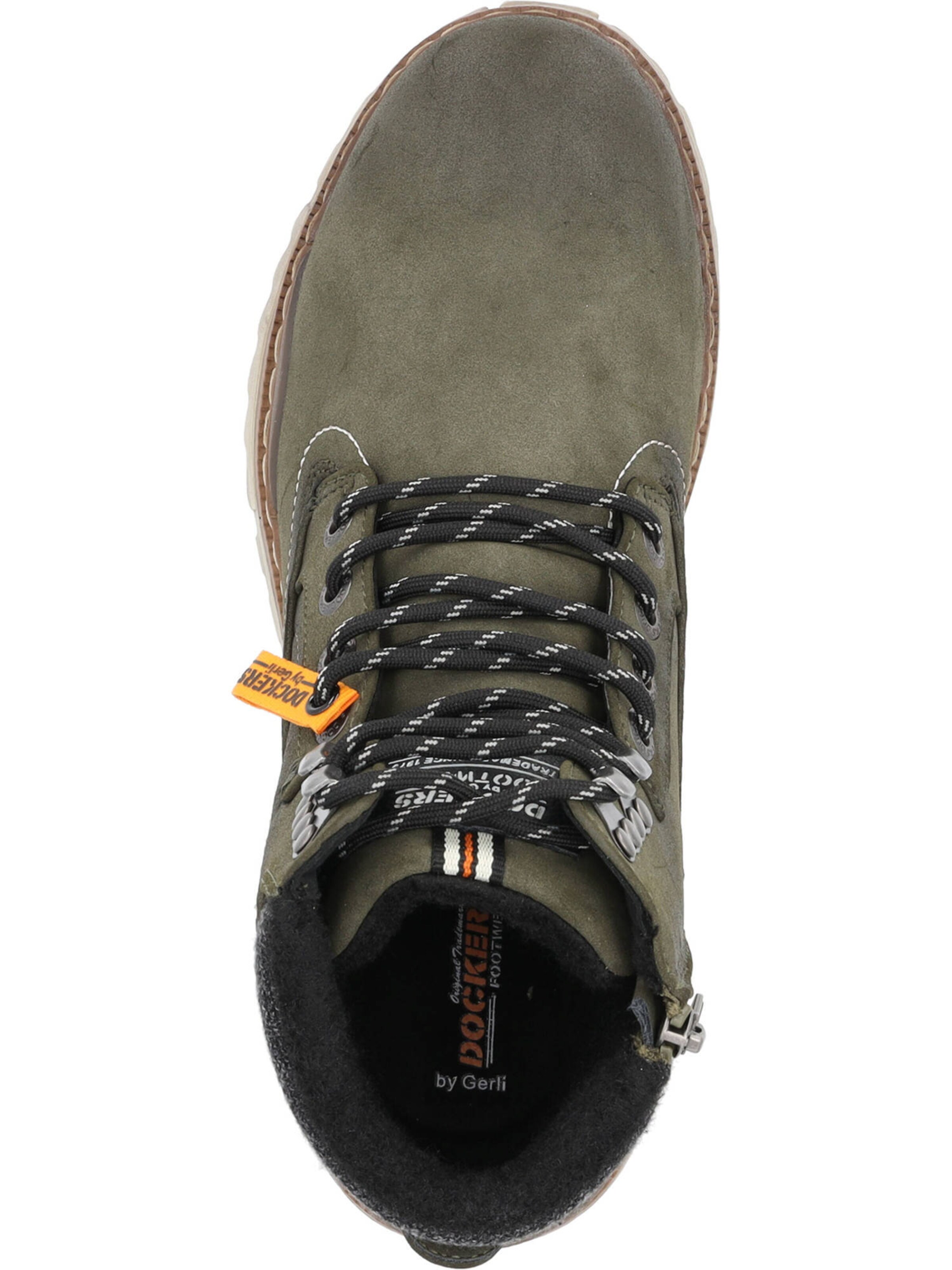 Dockers by Gerli Ботинки на шнуровке в Зеленый