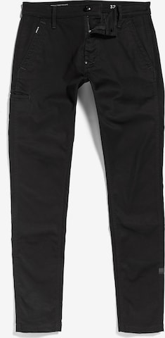 G-Star RAW Skinny Chino trousers in Black: front