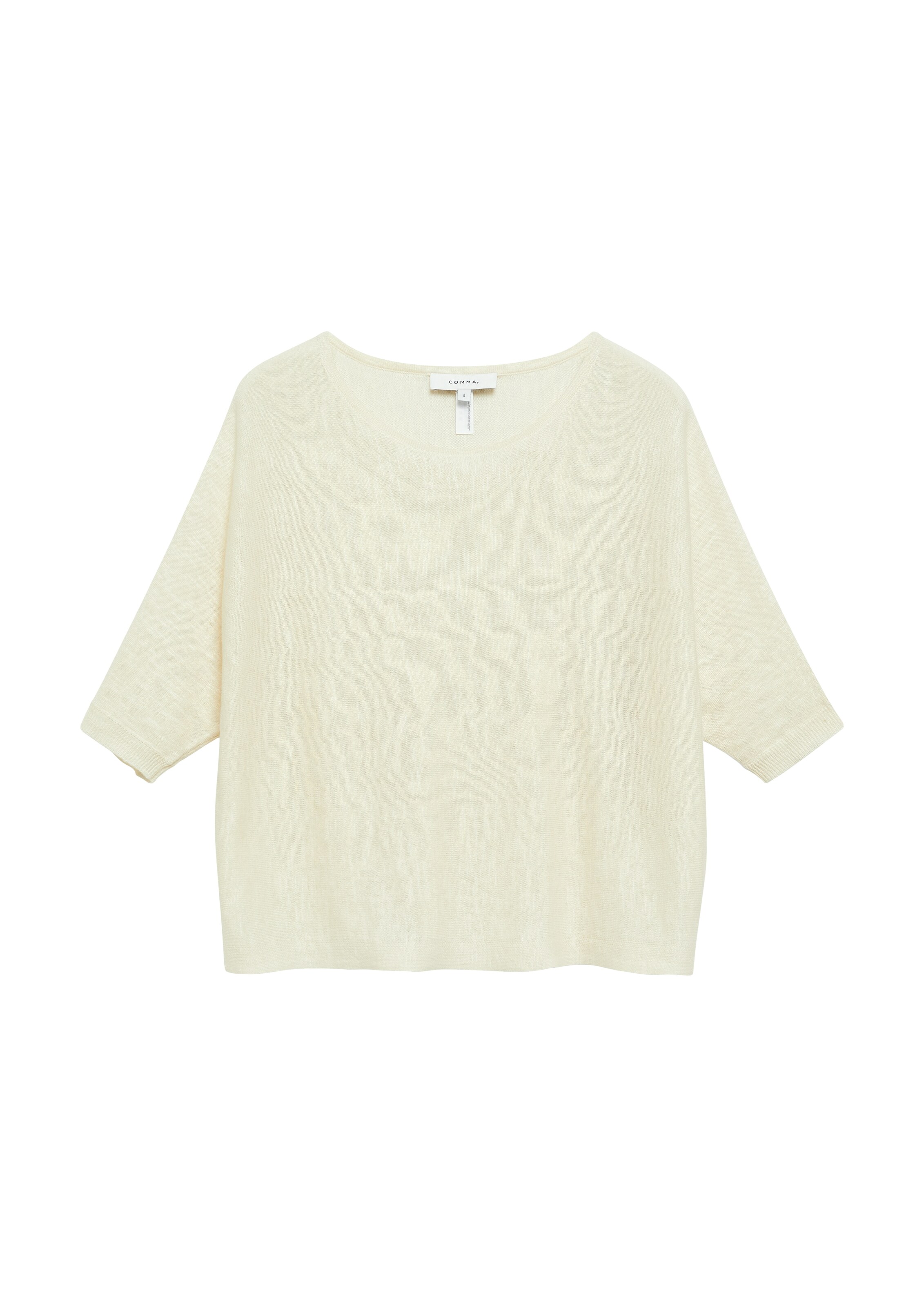 COMMA Pullover in Weiß: Vorderseite