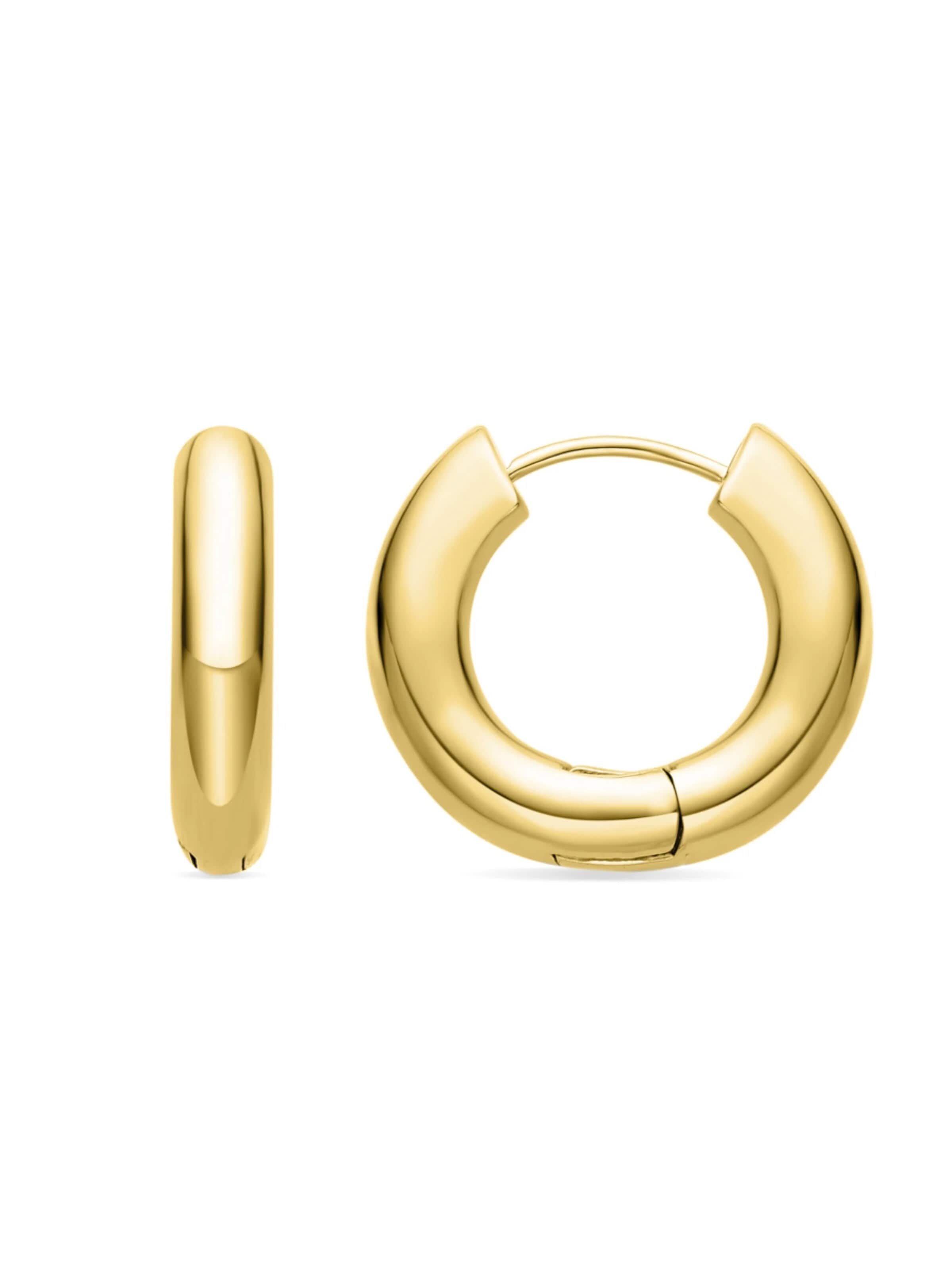 LUXBYLUX Earrings in Gold: front