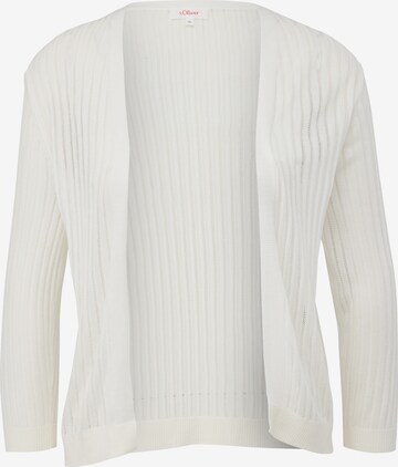 s.Oliver Knit Cardigan in Beige: front