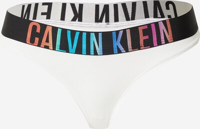 Calvin Klein Underwear Thong 'Intense Power Pride' in Light blue / Orange / Black / White, Item view