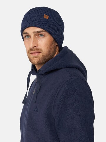 DANISH ENDURANCE Beanie 'Merino' in Blau: Vorderseite