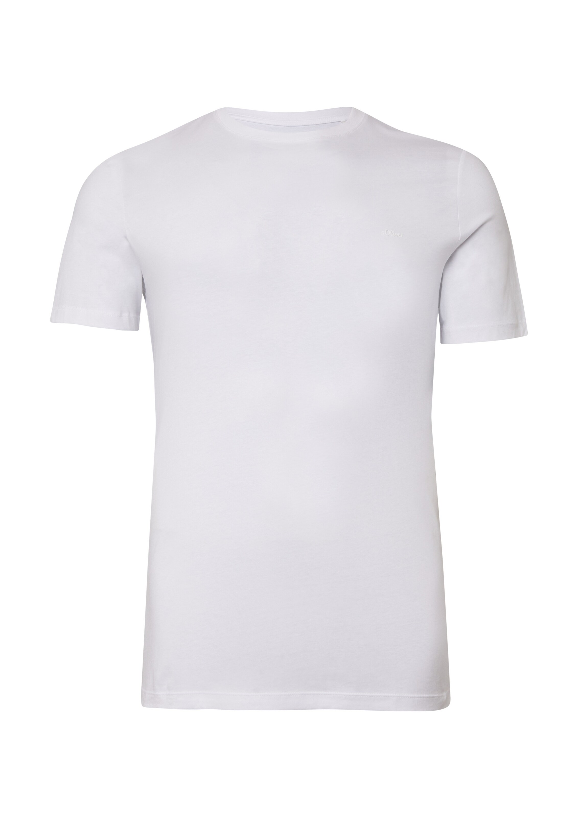 T-Shirt s.Oliver en blanc : devant