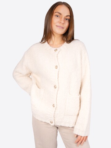 Cardigan 'Jana' Seasons of April en beige : devant