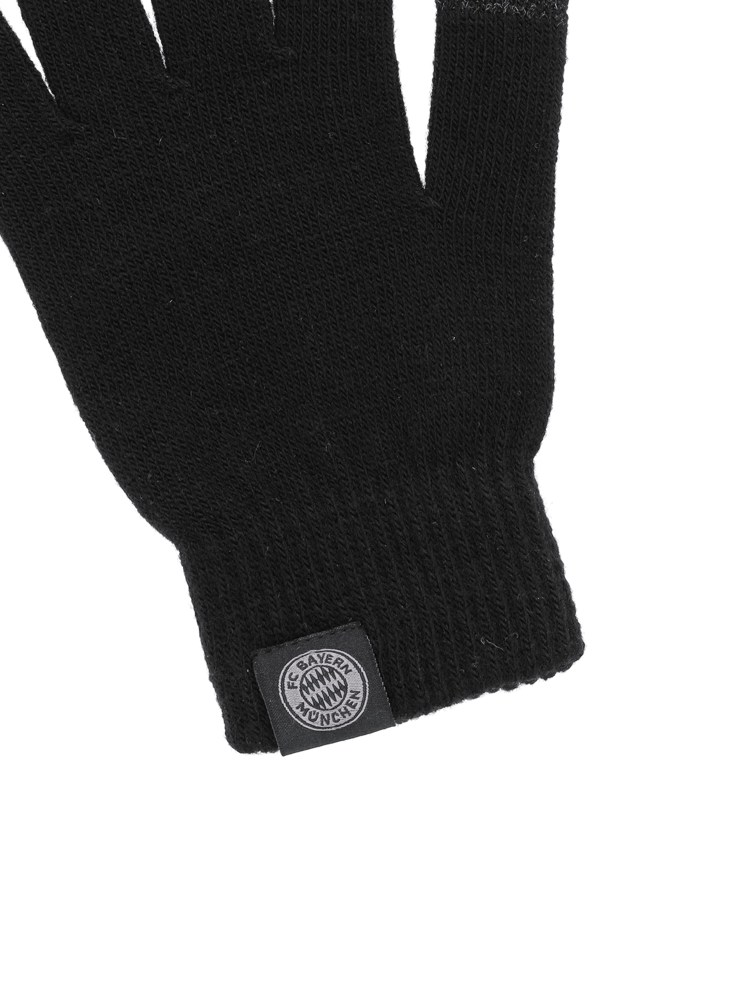 FC BAYERN MÜNCHEN Full Finger Gloves in Black