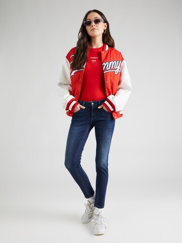 mėlyna Tommy Jeans Prigludęs Džinsai 'SCARLETT LOW RISE SKINNY'