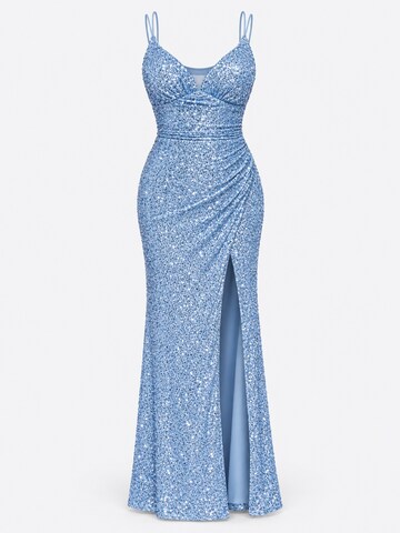 Ombre - Vestido de noche en azul: frente