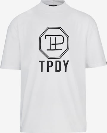 trueprodigy - Camisa 'Mikka' em branco: frente