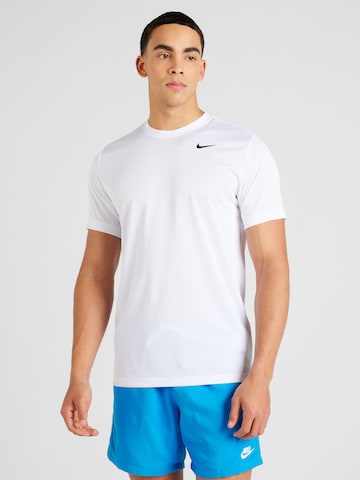 NIKE Functioneel shirt in Wit: voorkant