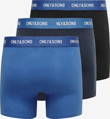 Only & Sons Boxerky 'FITZ' – modrá