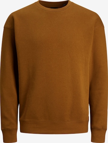 Jacks & Jones Sweatshirt 'Herren Sweatshirt' in Brown: front