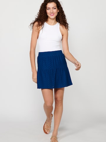 KOROSHI Skirt in Blue: front