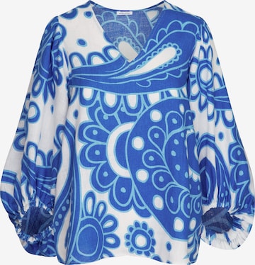 T-shirt 'Schwarze Rose' SEIDENSTICKER en bleu : devant
