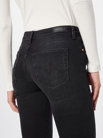 AG Jeans Skinny Jeans 'FARRAH' in Zwart