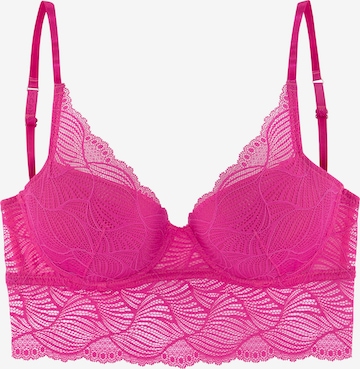 LASCANA Push-up-BH in Pink: predná strana