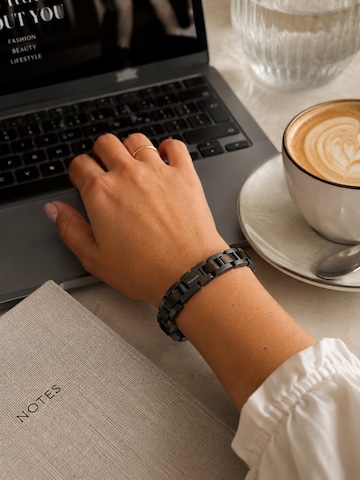 Bracelet 'BALZSEE' Holzwerk en gris