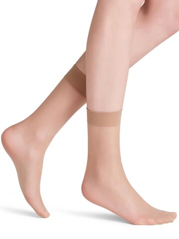 FALKE Socken 'Seidenglatt'‌‌‌ in Beige